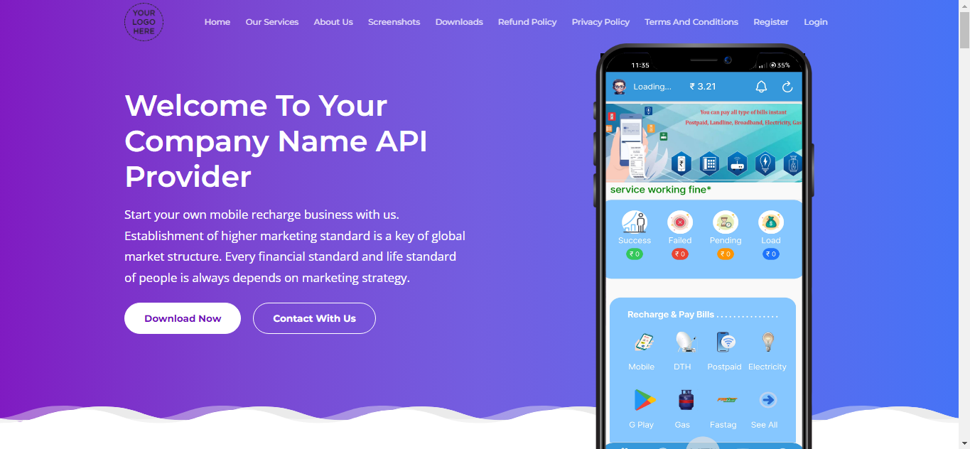 Recharge 5 V3  Latest Update || Laravel Famework