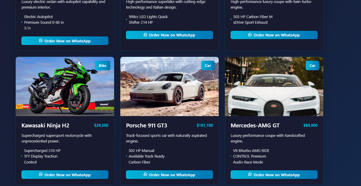 One Page Service & Second-Hand Product Selling Website with WhatsApp Order System + Admin Panel