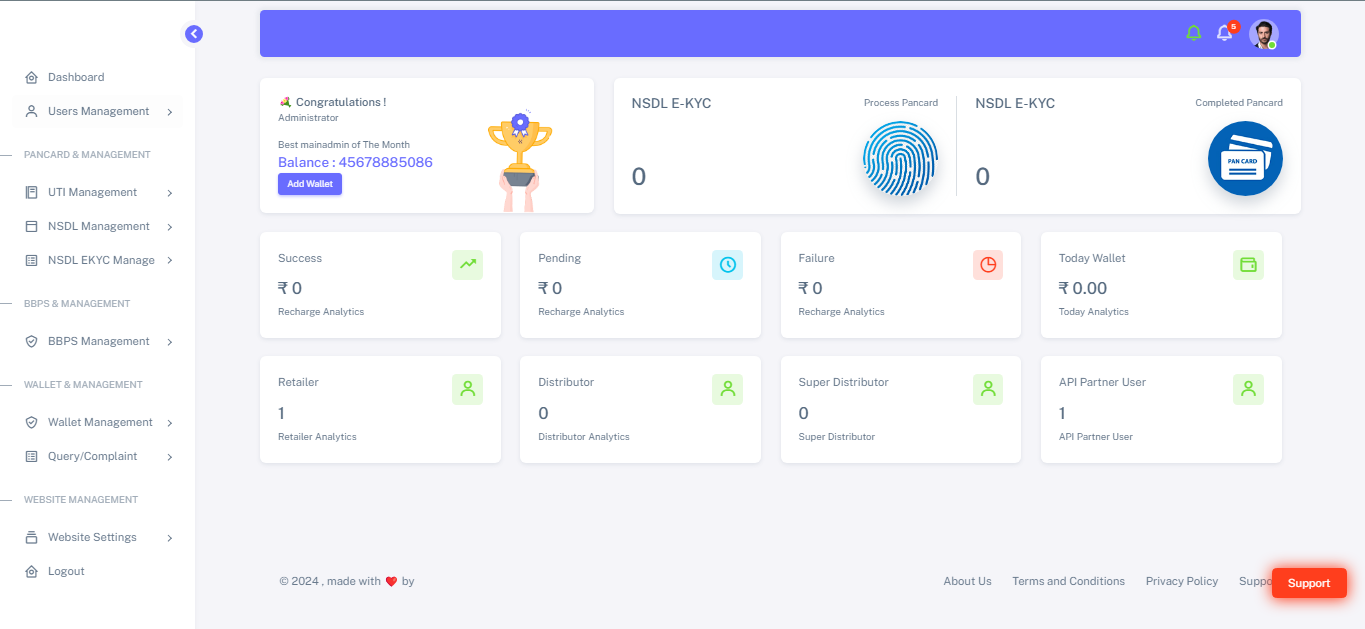 Best NSDL & UTI Biometric eKYC + DKYC PAN Portal with BBPS System | All-in-One Solution